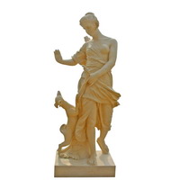 Marble Diana statue